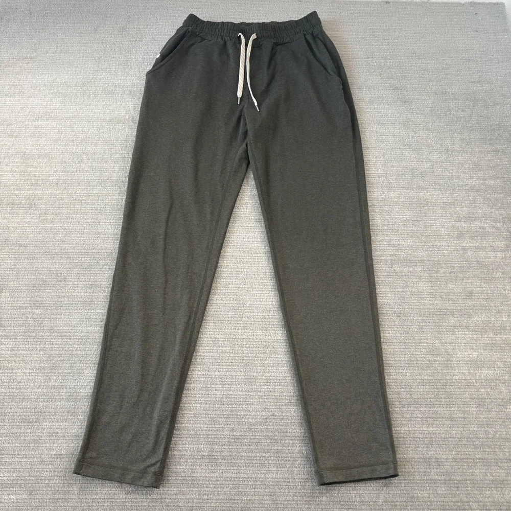 Vuori Mens Ponto Performance Pant DreamKnit Sweatpants S Dark Green Athleisure